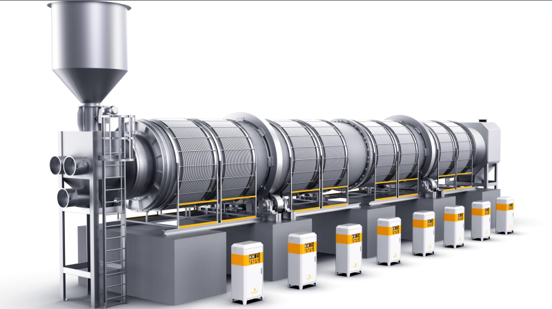 電磁加熱回轉窯 電磁加熱回轉窯